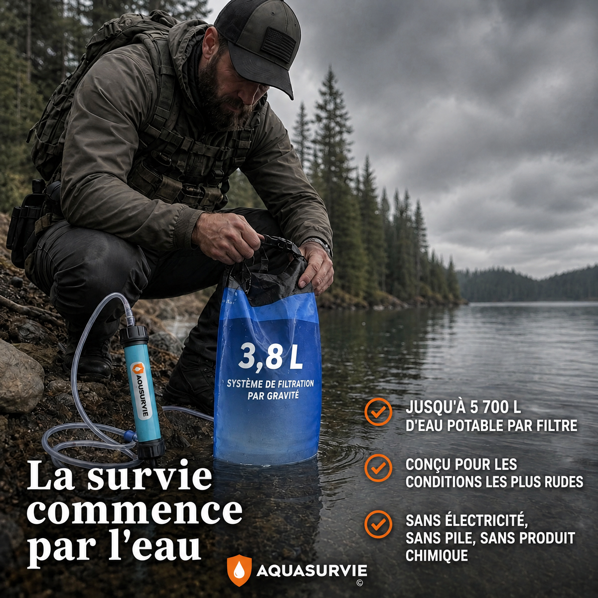 La survie commence par l'eau